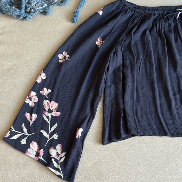 Billabong floral off the shoulder blouse Mi Amore Floral Print bohemian Size L - Picture 7 of 7
